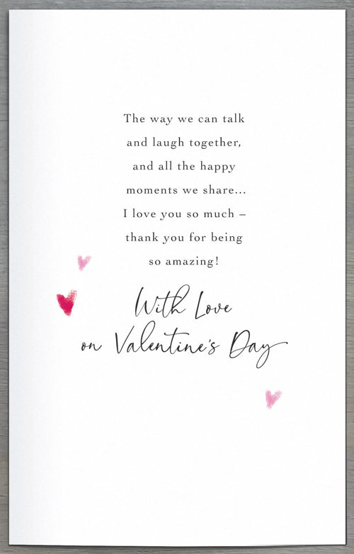 Partner Valentines Day Card - Everything About With You