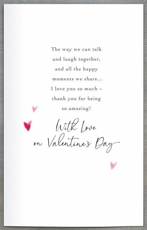 Partner Valentines Day Card - Everything About With You