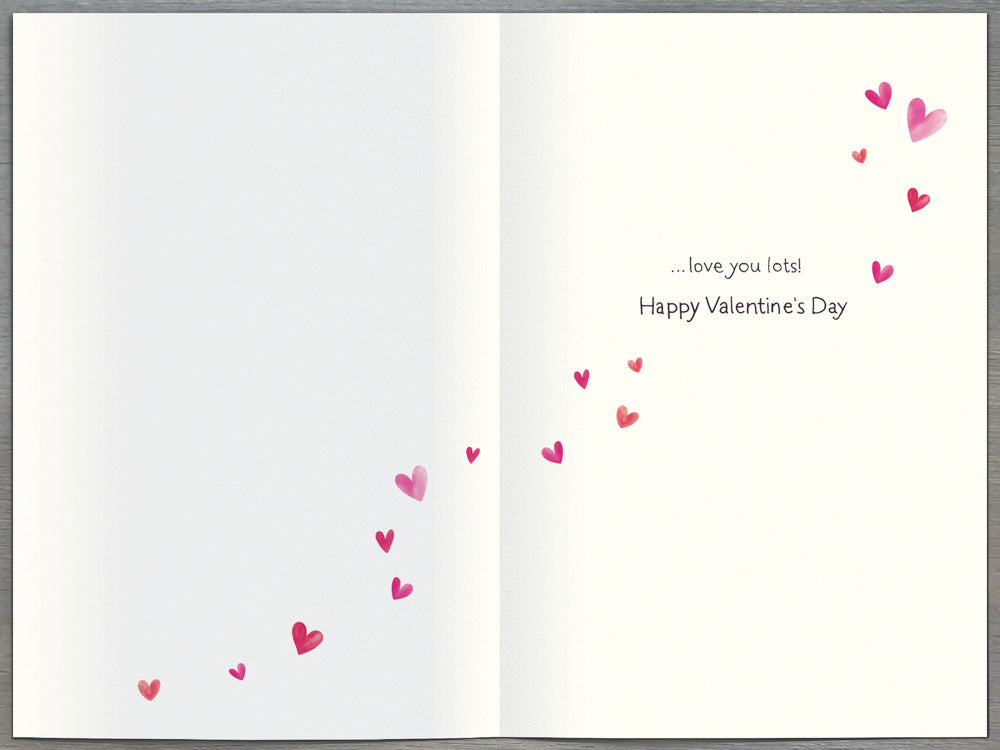 Girlfriend Valentines Day Card - Stuffed Dog Love You Envelope