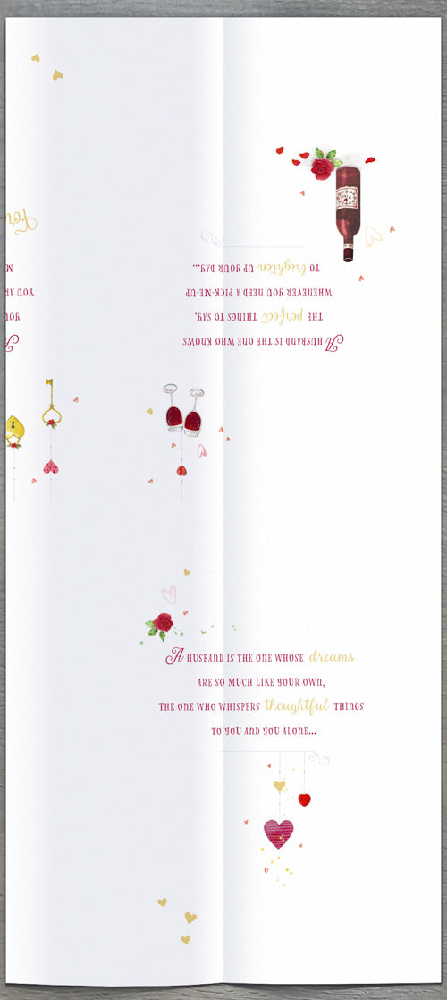 Husband Valentines Day Card - Care Live Without Take Time