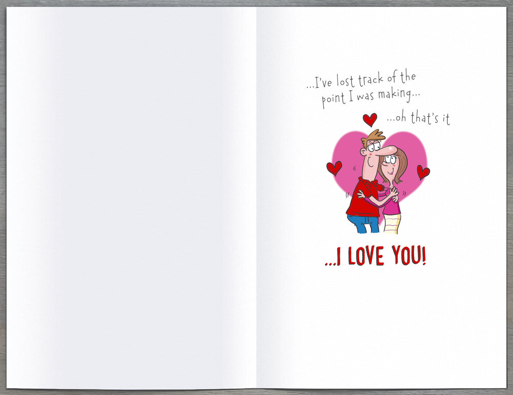 Husband Valentines Day Card - Washing After Toilet Roll