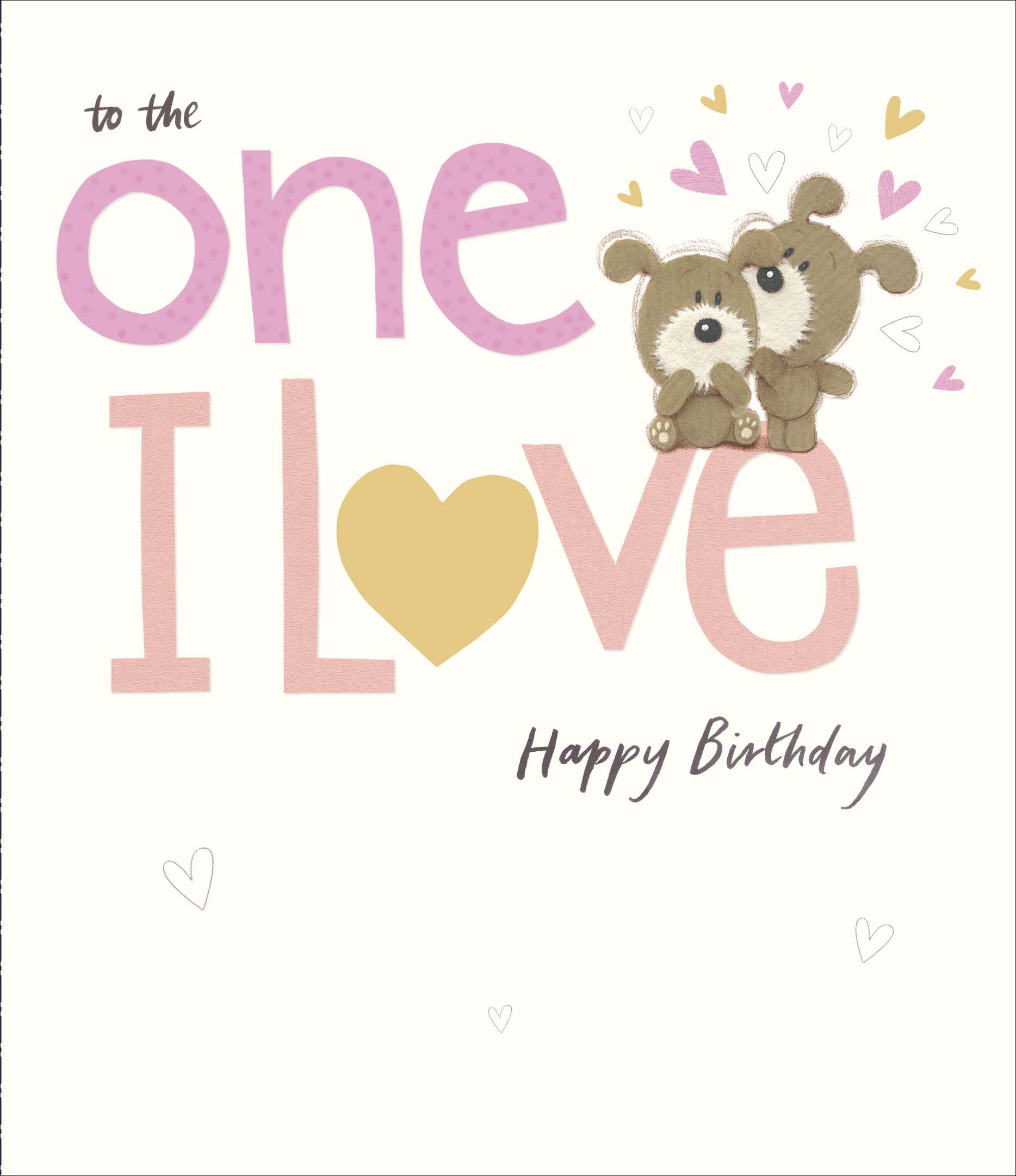 Birthday Card - One I Love