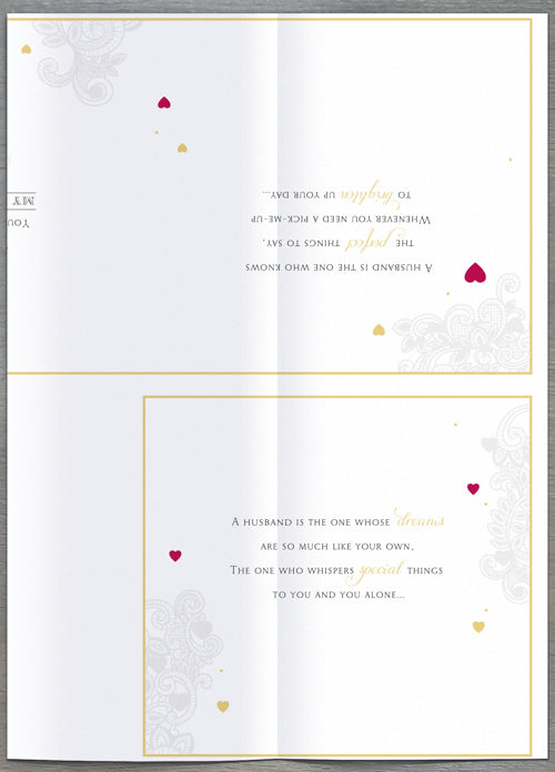 Husband Valentines Day Card - Special Man Really Care