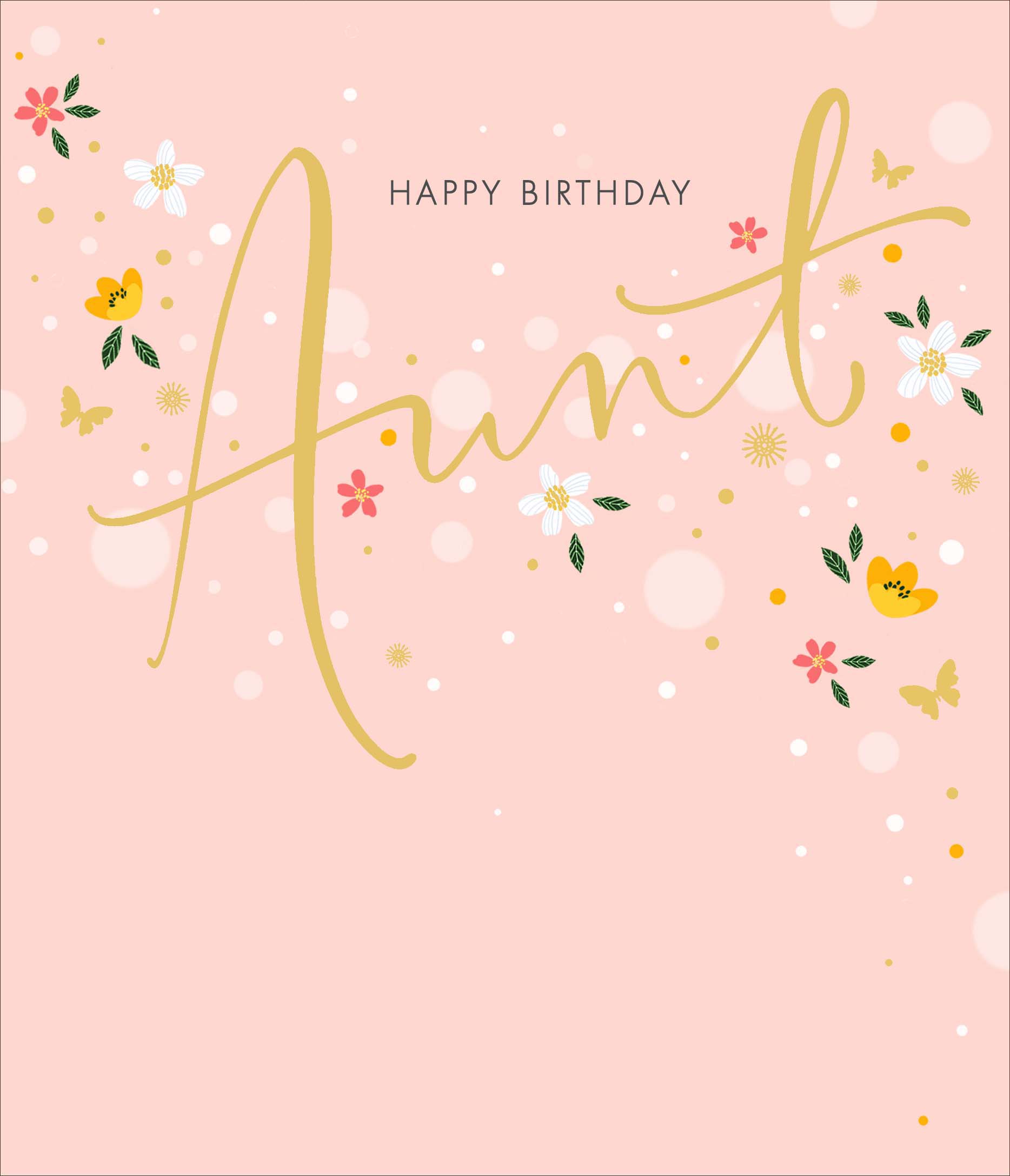 Birthday Card - Aunt