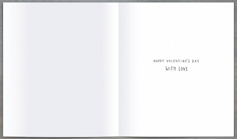 Wife Valentines Day Card - Couple Birds White Vase