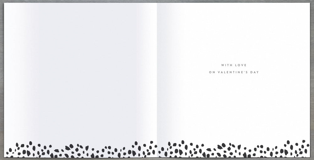 One I Love Valentines Day Card - Cheers Champagne Orange