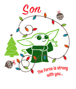 Funny Son Christmas Card
