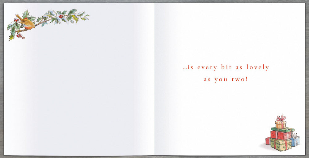 Both Of You Christmas Card