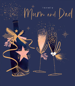 Mum And Dad Christmas Card