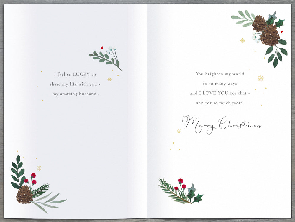 Husband Christmas Card