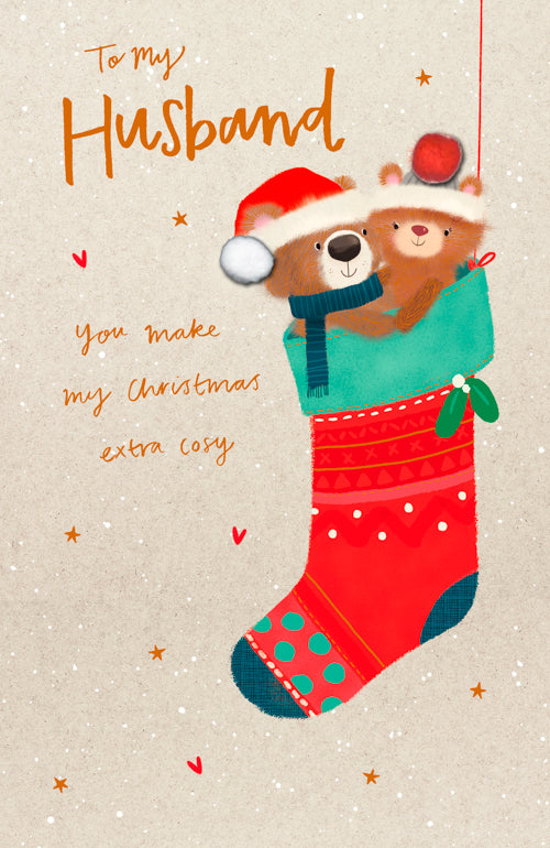 Husband Christmas Card