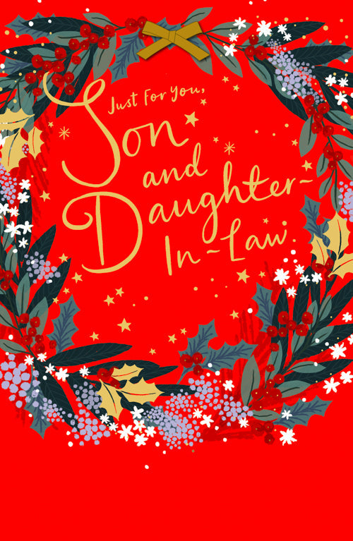 Son And Daughter In Law Christmas Card