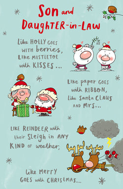 Son And Daughter In Law Christmas Card