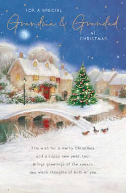 Special Grandma And Grandad Christmas Card