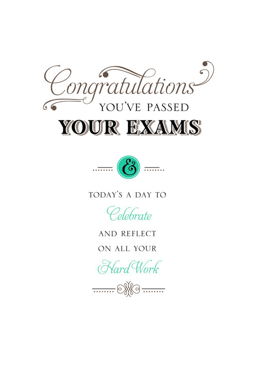 General Graduation Card - Exam
