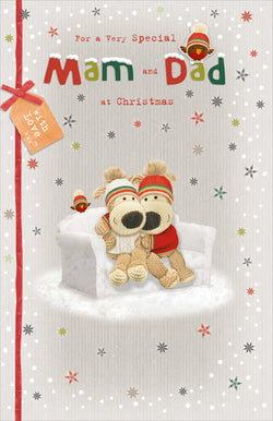 Mam And Dad Christmas Card