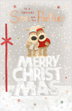 Special Son And Partner Christmas Card