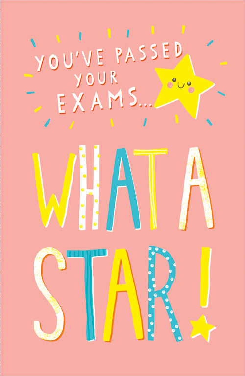 Funny Graduation Card - Exam