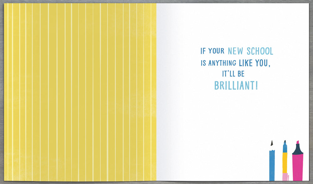 Good Luck Card / First Day Of School Card