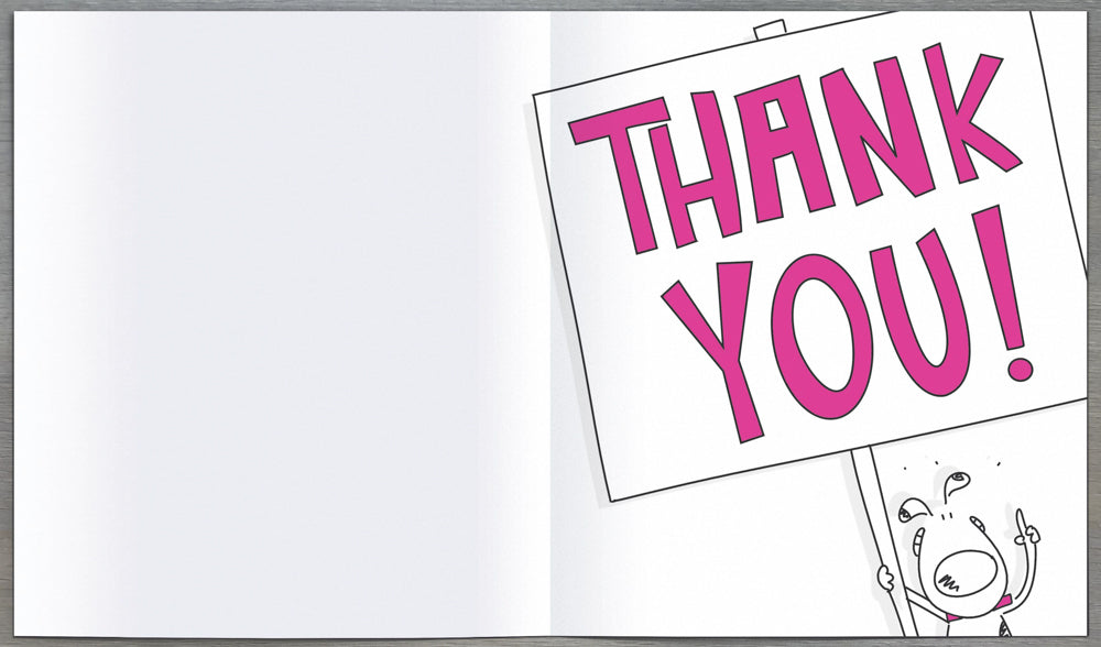 Thank You Mam Mothers Day Card - Big Thank You