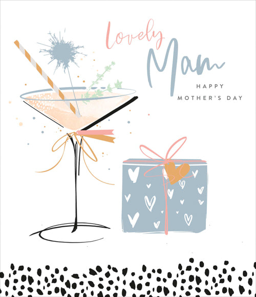 Mam Mothers Day Card - Cocktail Sparks Gift Box