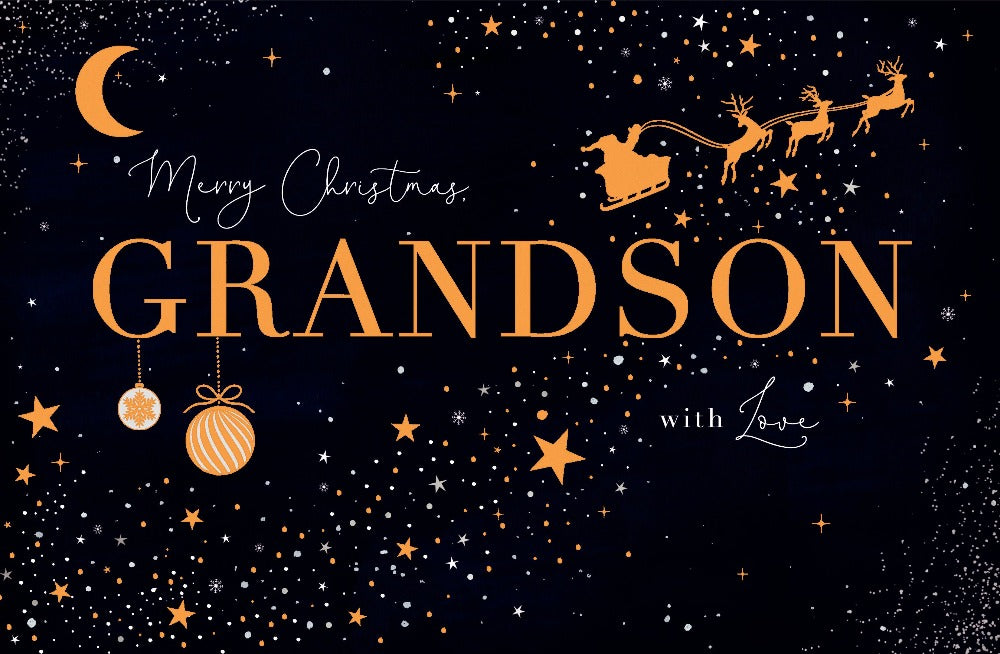 Grandson Christmas Card