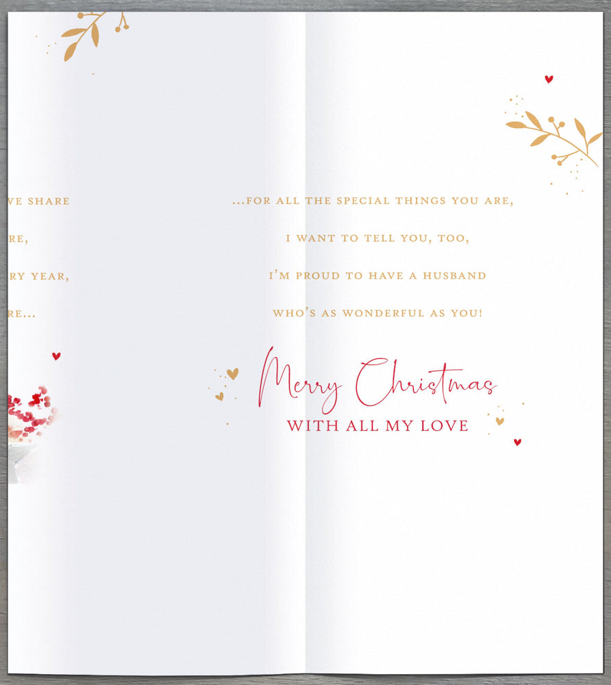 Husband Christmas Card