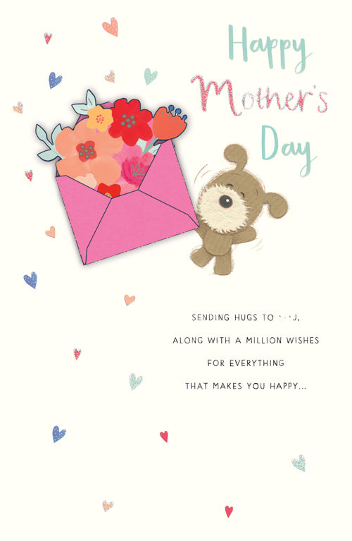 General Mothers Day Card - Hugs To You Happy