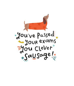 Funny Graduation Card - Exam