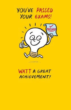 Funny Graduation Card - Exam