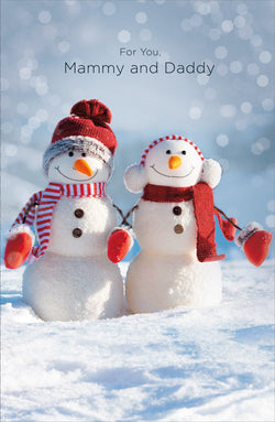 Mammy And Daddy Christmas Card