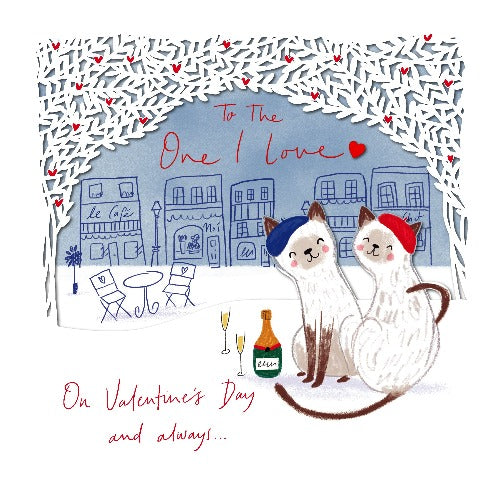 One I Love Valentines Day Card