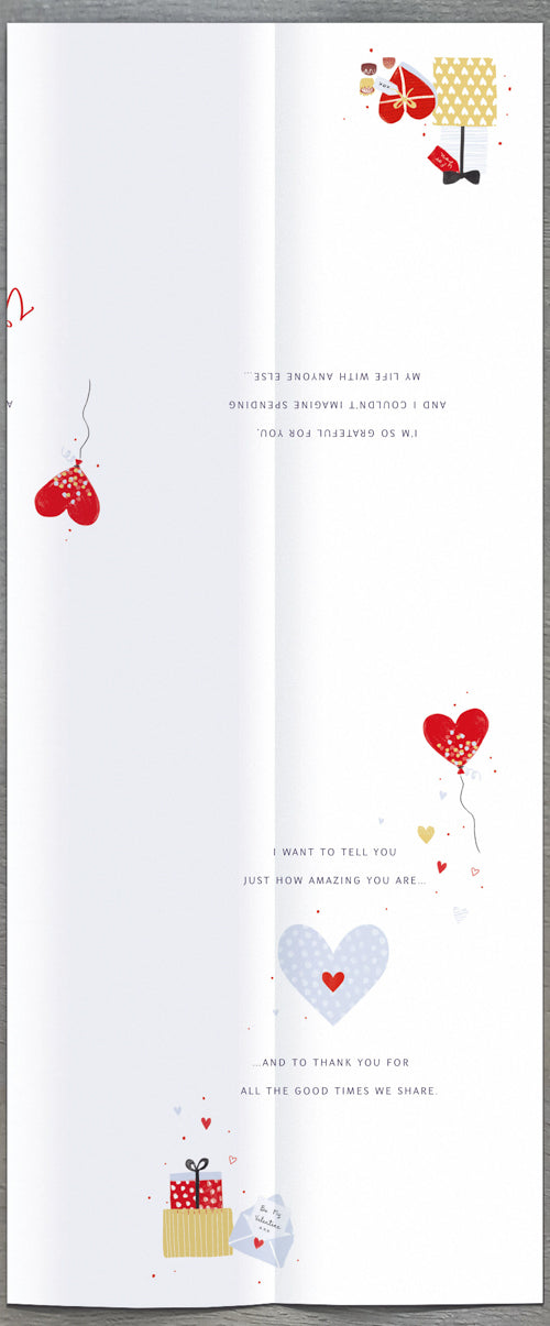 One I Love Valentines Day Card - Pop Be My Valentine Lucky