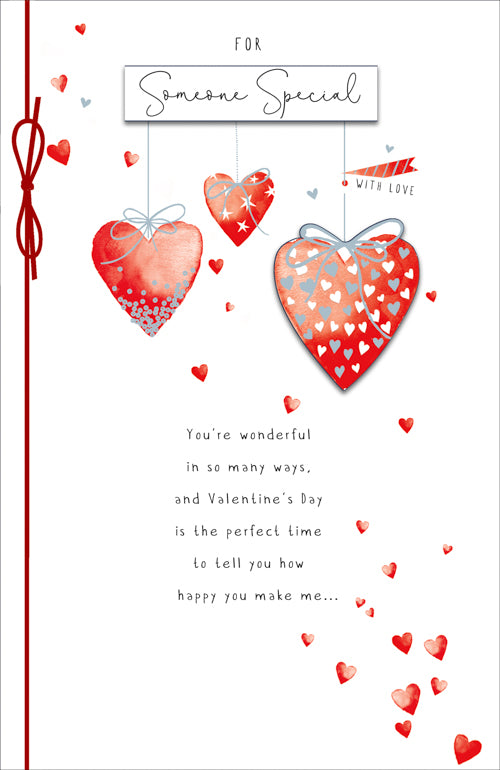 Someone Special Valentines Day Card - Wonderful Many Ways Perfect How