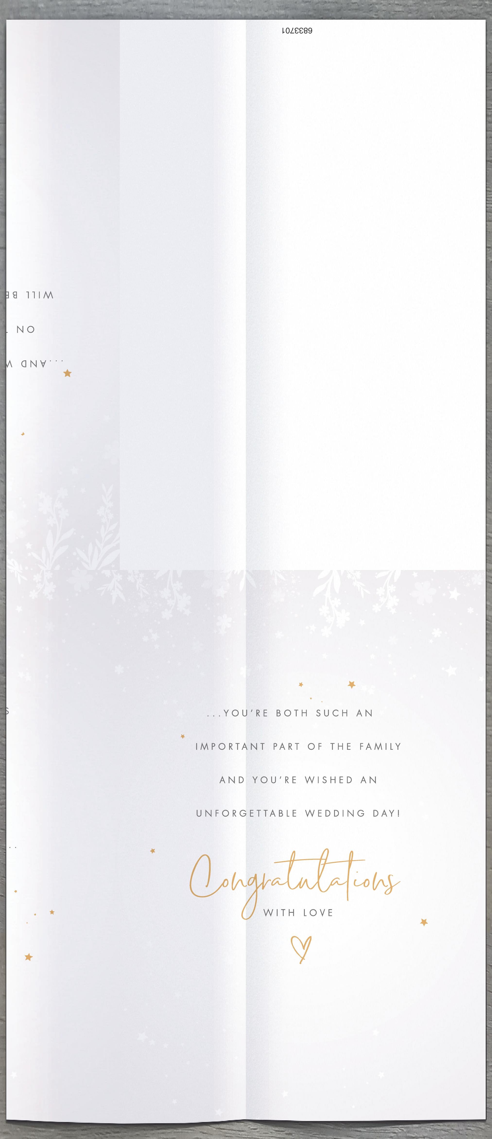 Wedding Card - Daughter & Son In Law