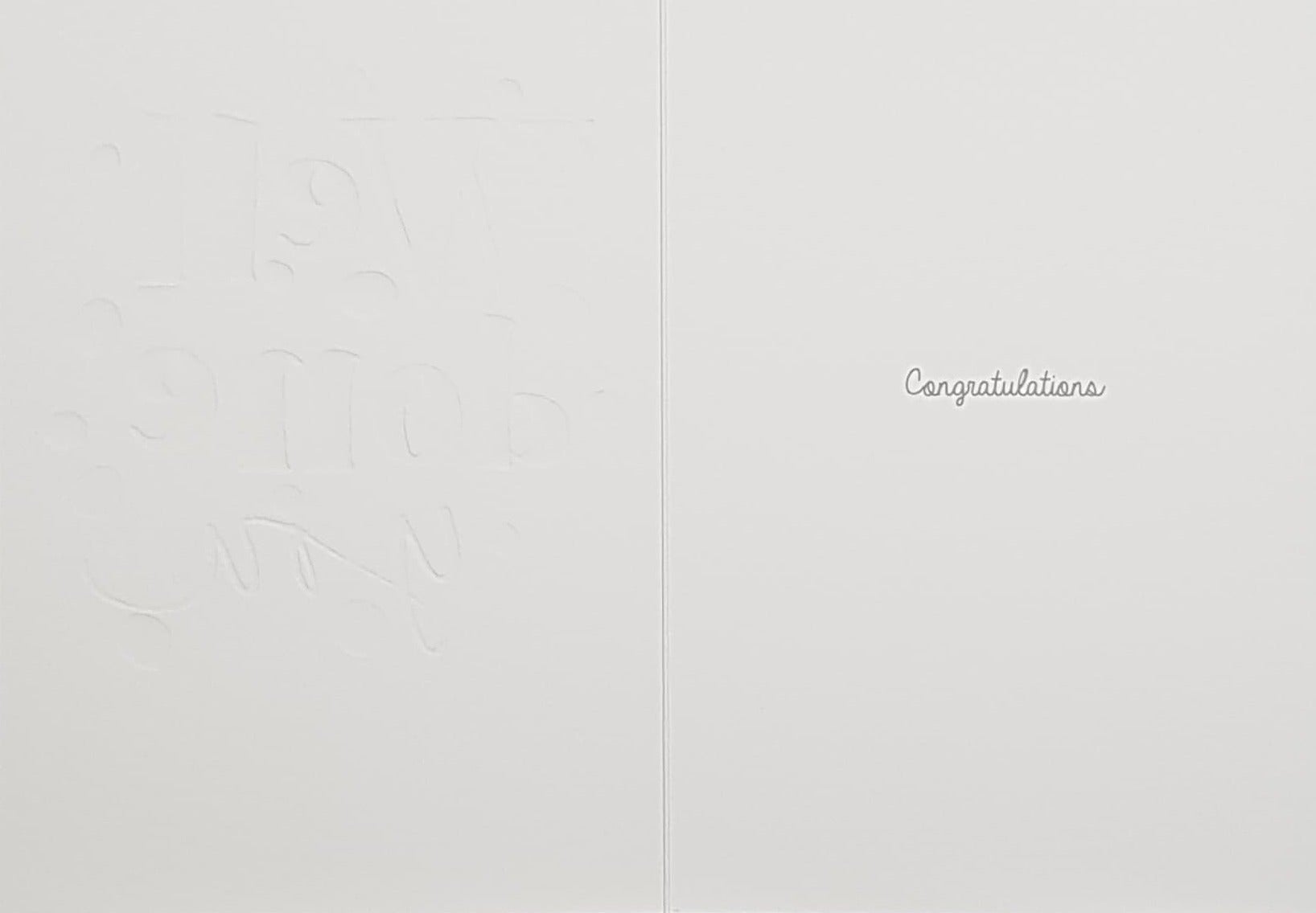 Congratulations Card - Well Done You / Artistic Colourful Font