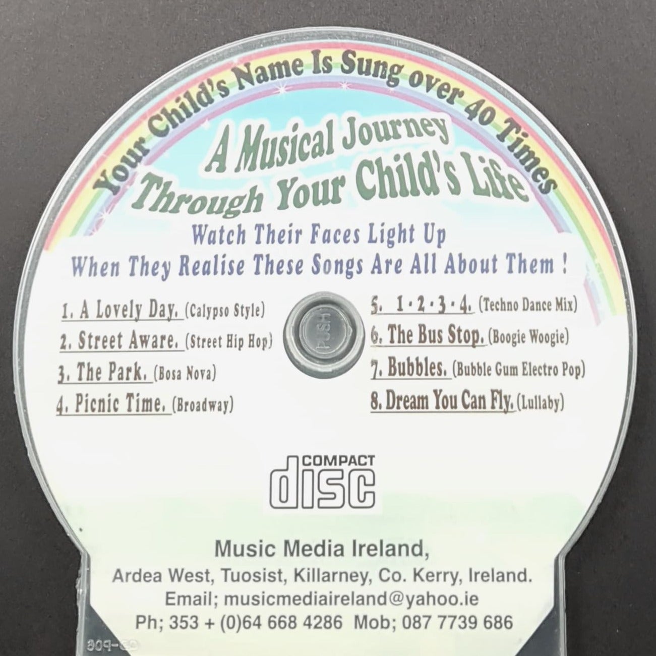 CD - Personalised Children's Songs / Sara