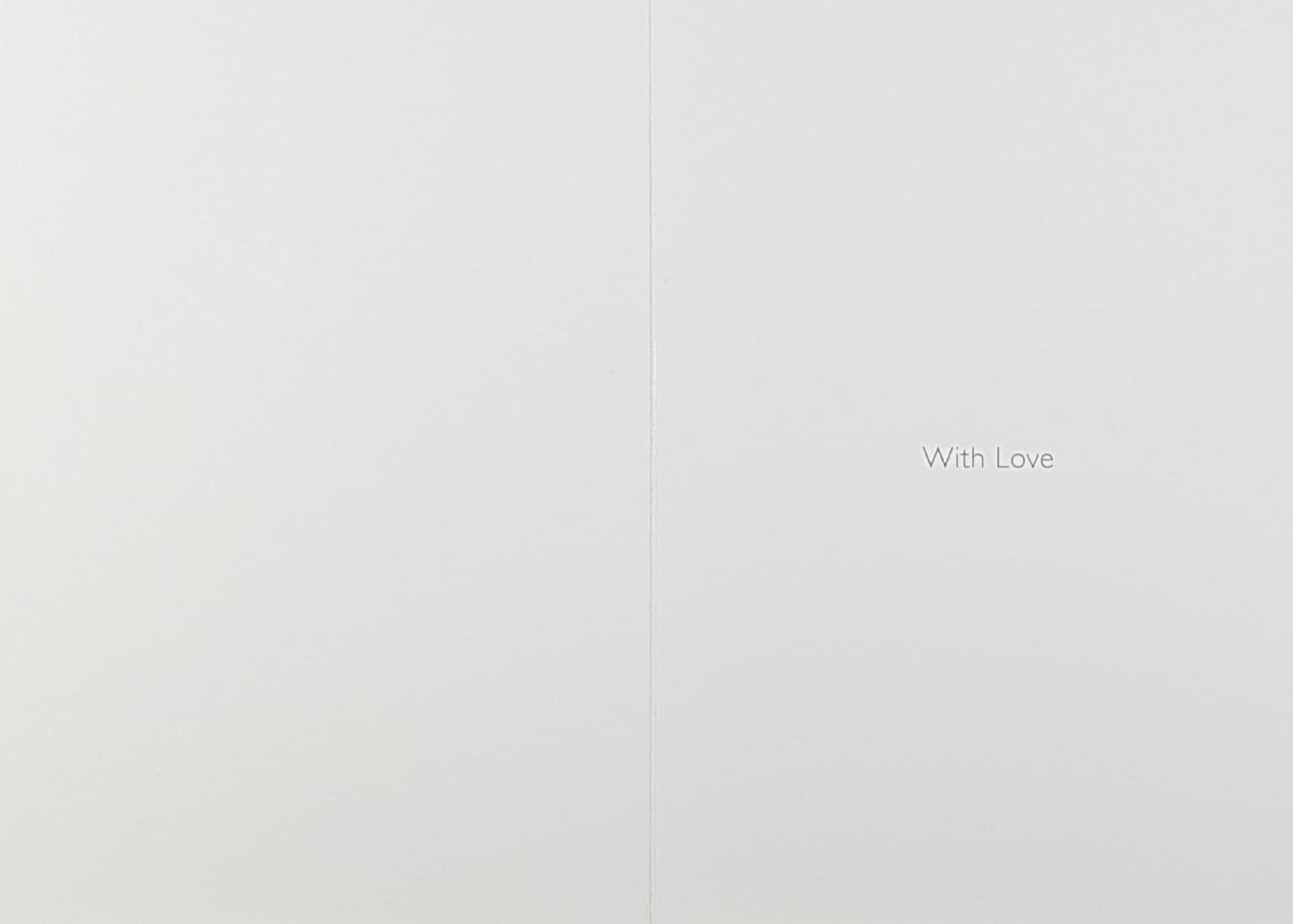 Anniversary Card - General / Two Shiny Gold Hearts