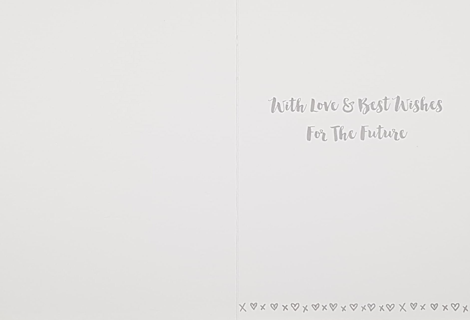 Wedding Card - Mr. & Mr. / Black & White Love Hearts & Cupid Arrows