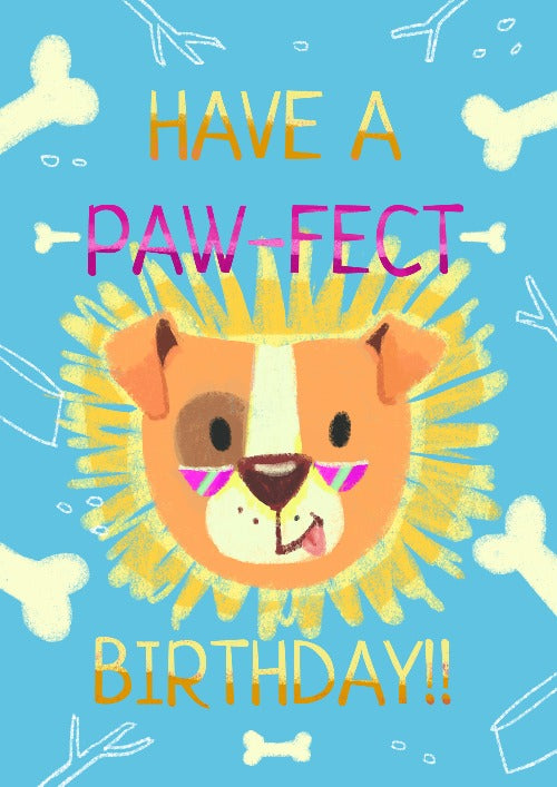 From The Dog  Birthday Card Personalisation