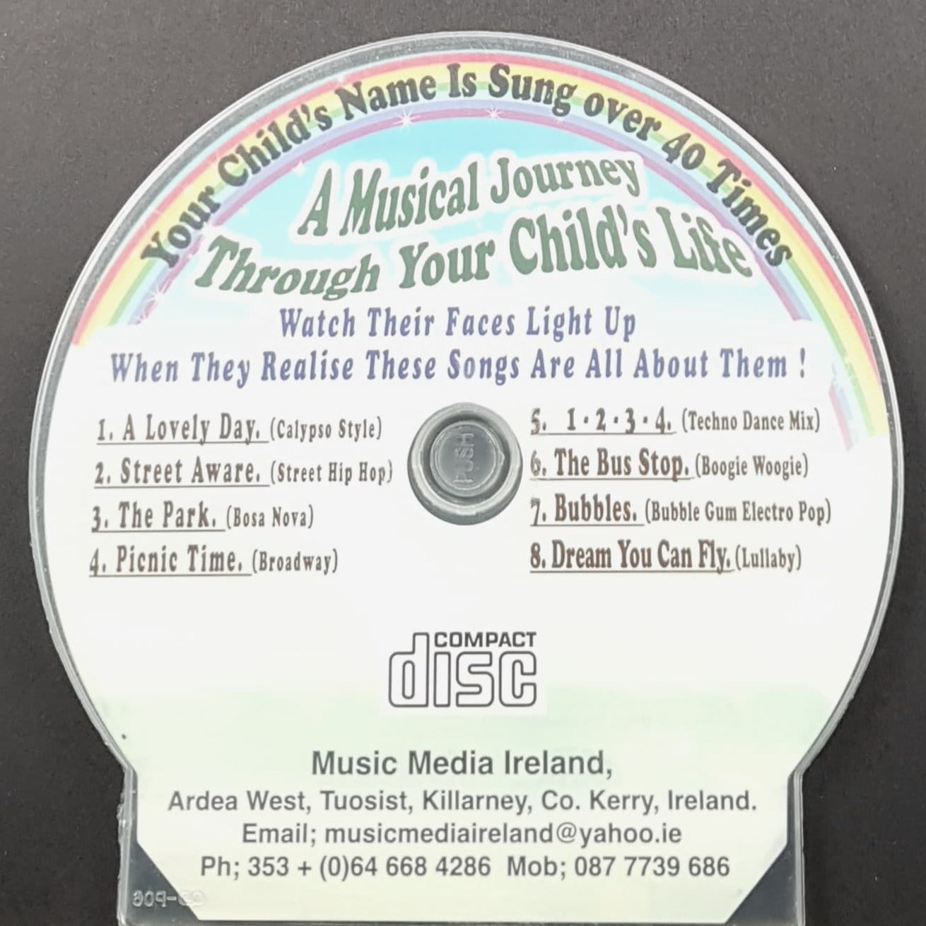 CD - Personalised Children's Songs / Odhran