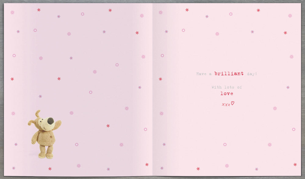 General Mothers Day Card - Flowers Polka Dots
