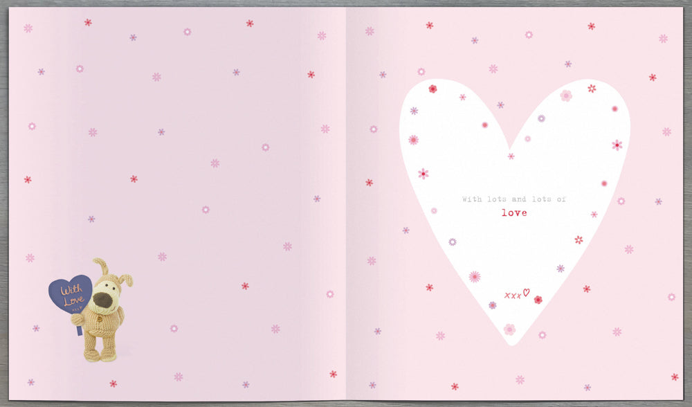 Dog Pet Mothers Day Card - With Love Lollipop