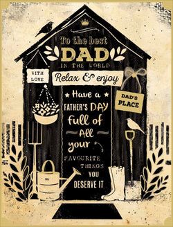 Fathers Day Card - Dad / Relax & Enjoy