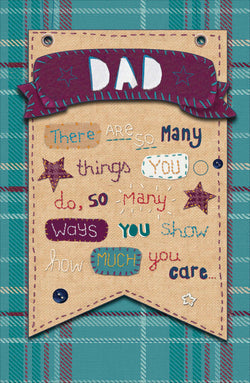 Fathers Day Card - Dad /  Craft Stylish Card