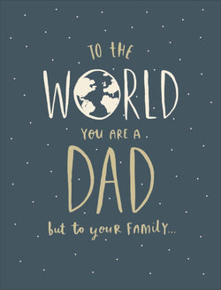 Fathers Day Card - Dad / The Globe