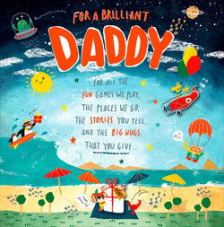 Fathers Day Card - Daddy / The Big Hugs