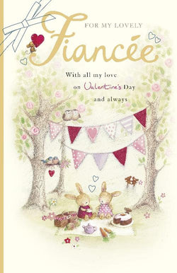 Fiancee Valentines Day Card 