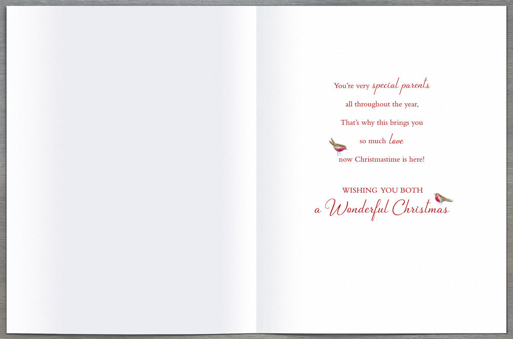 Mum And Dad Christmas Card