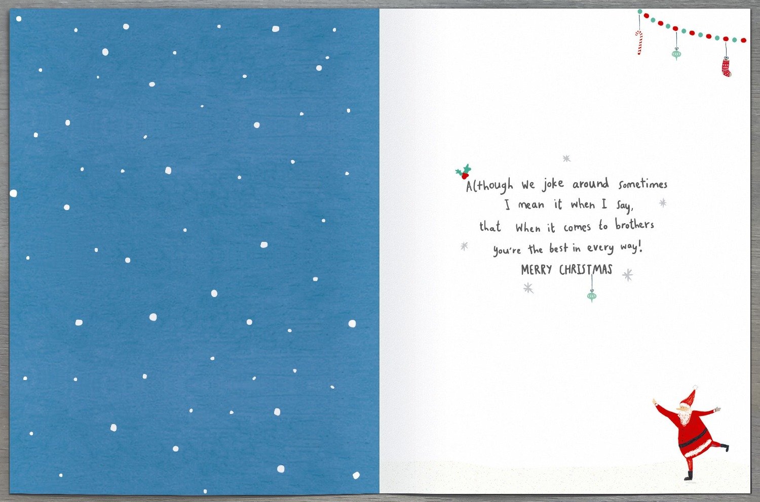 Brother Christmas Card